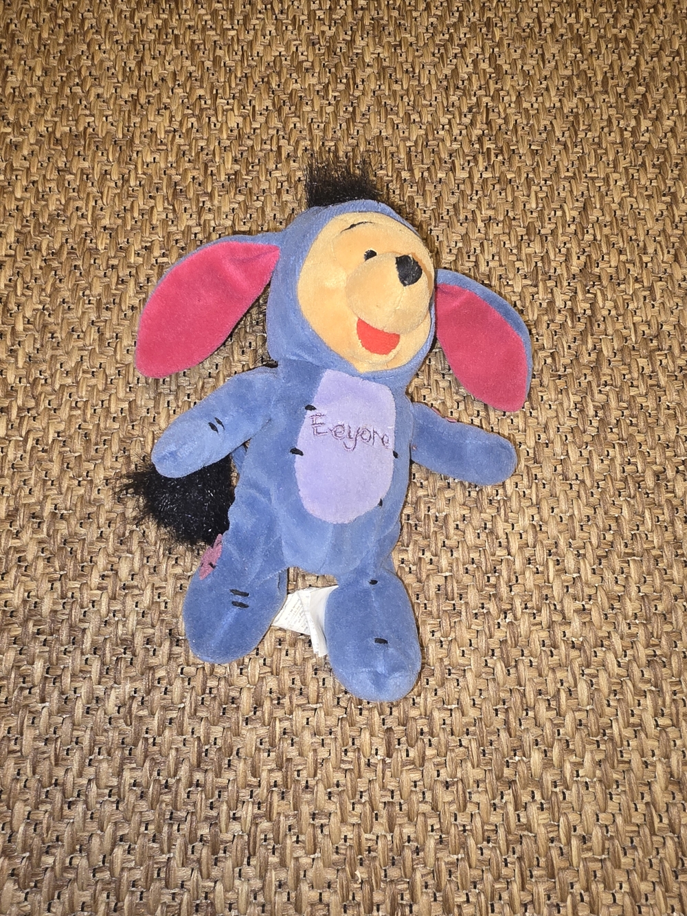 Pooh As Eeyore Plush Toy
